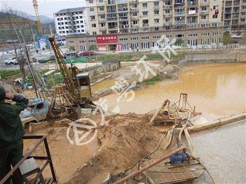 揭陽惠來打樁泥漿脫水處理案例